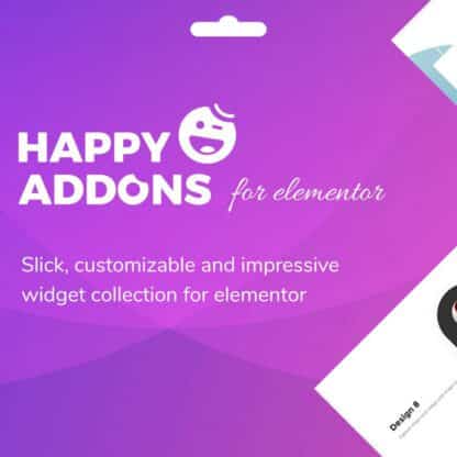 Happy Elementor Addons Pro WordPress Widget Eklentisi