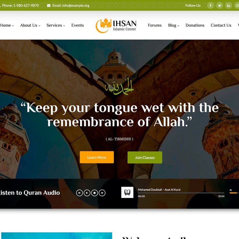 Ihsan – WordPress Dernek Teması